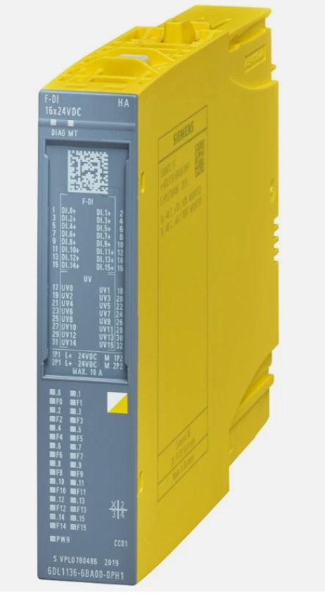 Siemens 6DL1136-6DA00-0PH1 Módulo Saída F-DQ 10x24VDC/2A